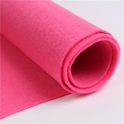 博凯厂家直销毛毡布 工艺品布 粉色非织造布 毛毡颜色可定做产品价格